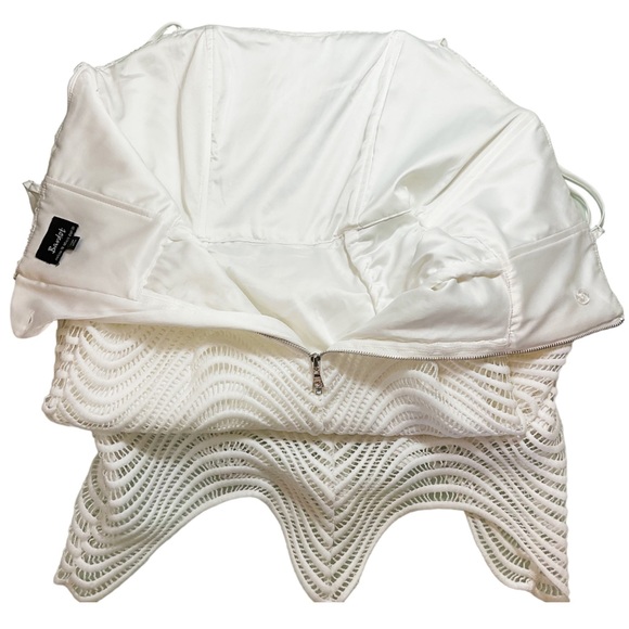 Bardot Spiral Lace Spaghetti Strap Mini Dress - Picture 10 of 14